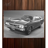 Металлическая табличка Nissan Laurel Coupe (C130) 484